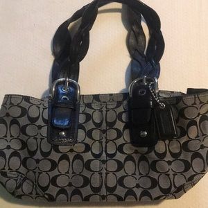 Black coach purse